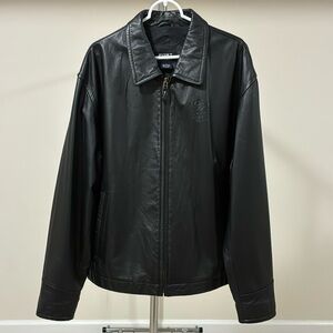 Port Authority Men’s Leather Bomber Jacket - J784